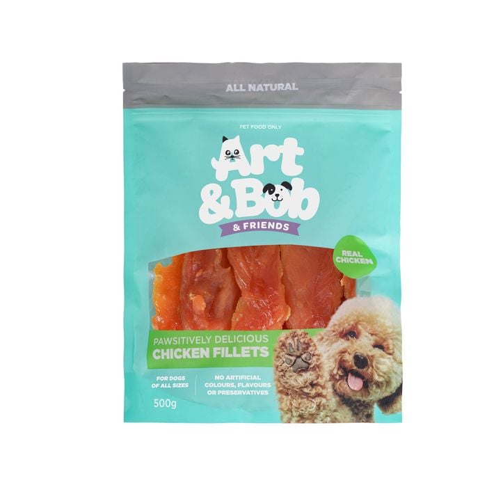 Art & Bob - Chicken Breast Dog Treat 500g