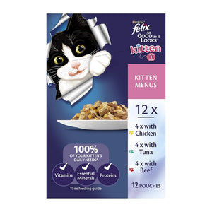 FELIX - Kitten Wet Cat Food Kitten Menus in Jelly 60x85g - PetServo-3