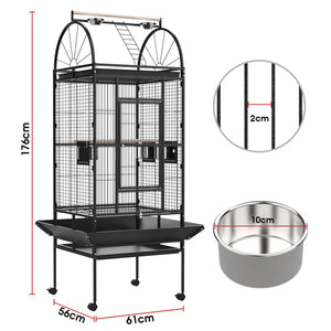 Advwin - Large Bird Cage Top Ladder Parrot Aviary - petservo