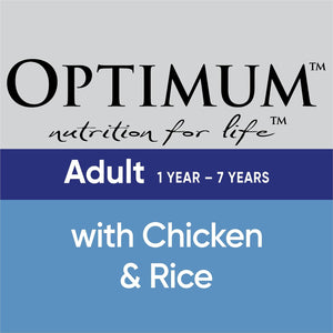 Optimum - Adult Wet Dog Food With Chicken & Rice Tray 100g - Petservo