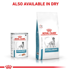 Royal Canin - Veterinary Diet Hypoallergenic Wet Dog Food 400g x 12 - Petservo