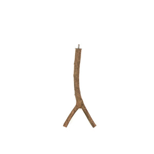 YES4PETS - 4x Birch Multi-Branch Perches 25cm for Birds - Pet Servo