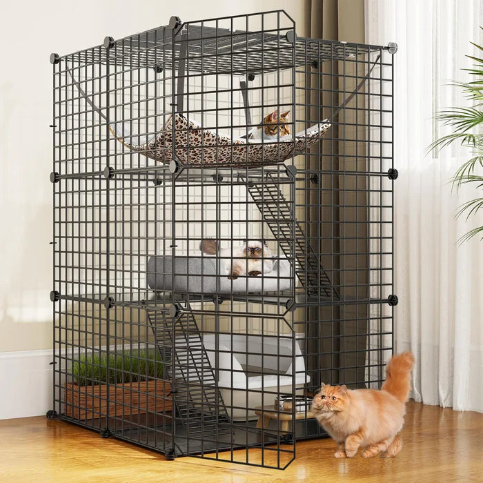 Buy now Advwin 3-Tier Cat Cage Indoor Cat Enclosures at Pet Servo
