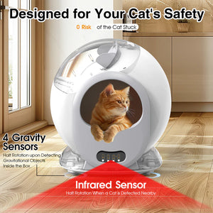 Advwin - 65L Self Cleaning Cat Litter Box Wifi APP Control - Petservo-2