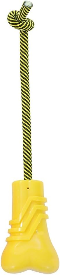 Paws & Claws - Tri Sport Bone Tugger Dog Toy, Yellow, 23 x 7.6 x 5.8 cm