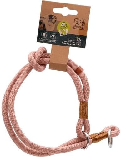 M-Pets - 45cm Medium Eco-Friendly Adjustable Pet/Dog Collar Neck Secure Strap Pink