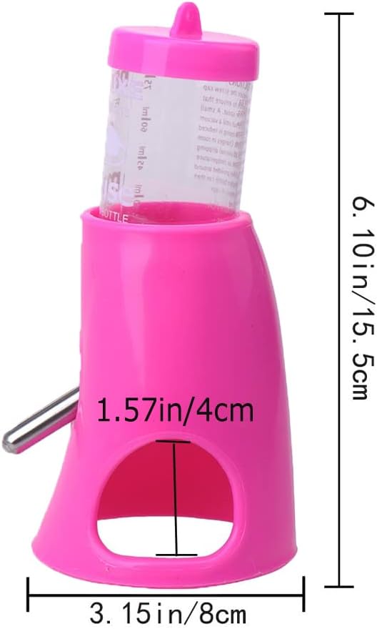 Pink measuring device with a ruler for scale on a white background at Pet Servo