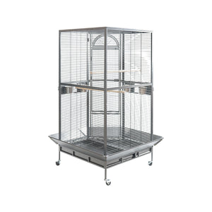 YES4PETS - 161cm XL Corner Bird Cage with Wheels - Petservo