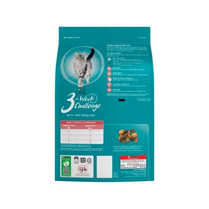 Purina One - 3kg Healthy Adult with Salmon and Tuna Dry Cat Food - petservo