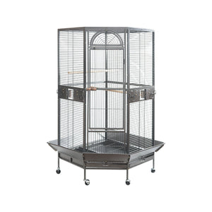 YES4PETS - 161cm XL Corner Bird Cage with Wheels - Petservo