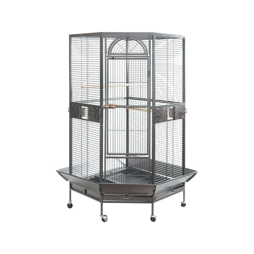 YES4PETS - 161cm XL Corner Bird Cage with Wheels - Petservo