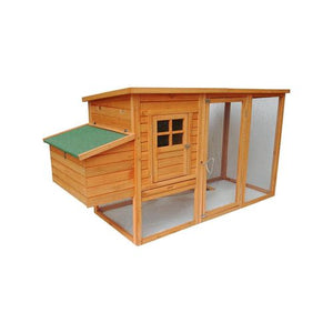 YES4PETS - Large Coop & Hutch with Open Roof - Petservo