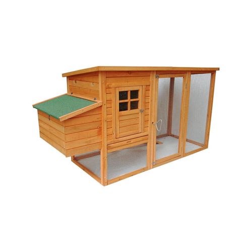 YES4PETS - Large Coop & Hutch with Open Roof - Petservo