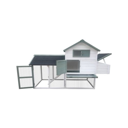 YES4PETS - Large Chicken Coop Rabbit Hutch Guinea Pig Cage Ferret House