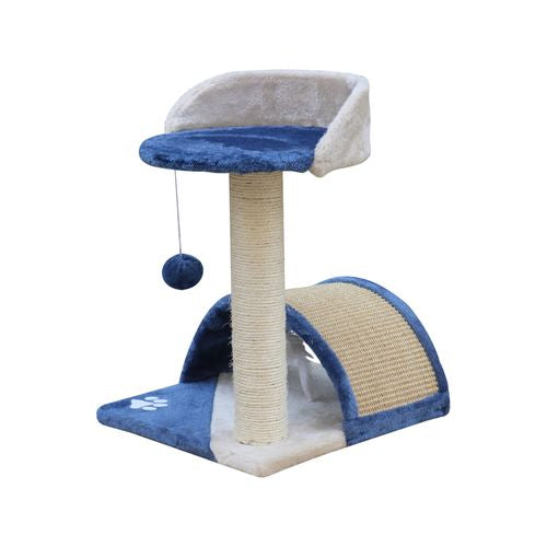 Shop YES4PETS 50cm Cat Scratching Post Tree Scratching Pole-Blue - PetServo