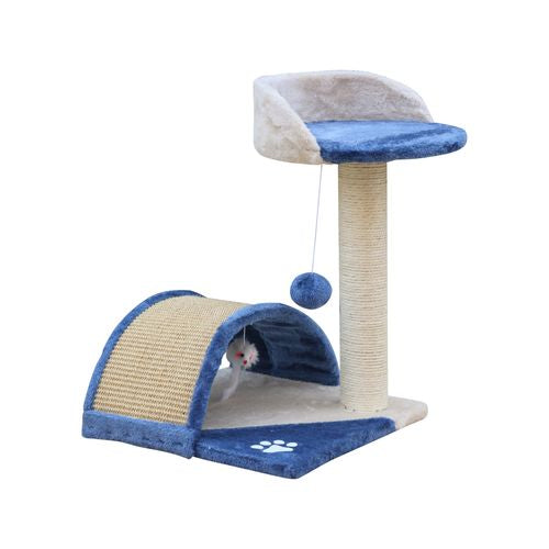 YES4PETS 50cm Cat Scratching Post Tree Scratching Pole-Blue - PetServo