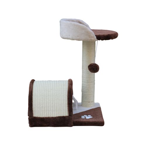 YES4PETS 50cm Cat Scratching Post Tree Scratching Pole-Brown PetServo