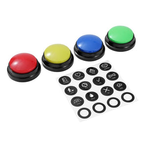 Paws & Claws - Pet Talking Buttons - 4 Pack - PetServo
