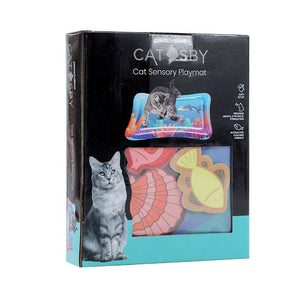 Paws & Claws - 59cm x 5cm x 79cm Cat Sensory Water Playmat - Petservo