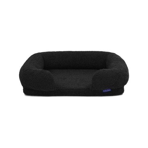 Charlie's - Teddy Fleece Memory Foam Sofa Pet Bed with Bolster
