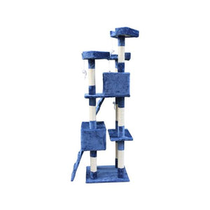 Yes4pets 170cm Cat Scratching Post Tree with Ladder Blue - Pet Servo