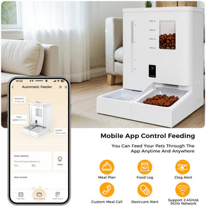 Shop Advwin - 2-in-1 Automatic Cat Feeder Waterer Set at Pet Servo image 2