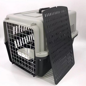 YES4PETS Large Dog Cat Carrier Rabbit Airline Cage With Tray PetServo