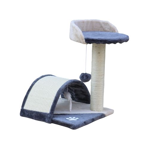 YES4PETS 50cm Cat Scratching Post Tree Climbing Pole Grey - PetServo