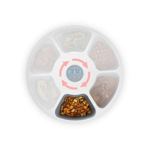 Shop Yes4pets 6 Meal Automatic Pet Dog Cat Food Feeder Dispenser petservo