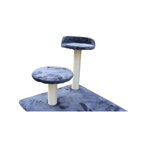 Yes4pets 170cm XL multi-level cat scratching post tower grey Petservo