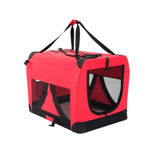 Shop Paw Mate - Portable Soft Dog Cage Crate Carrier - Red - L - petservo