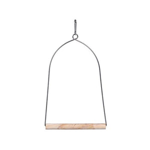 YES4PETS - 5x Jumbo Bird Cage Swings with Wood Perch - Pet Servo