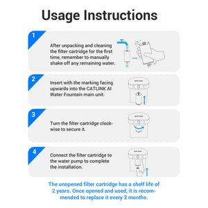CATLINK - Filter 3 Pcs For Pure 3 AI Water Fountain – Wireless - Petservo