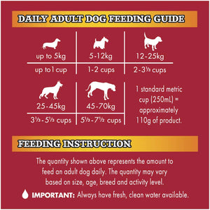 Lucky Dog-Adult Chicken, Vegetable & Pasta Dry Dog Food 3kg-Pet Servo