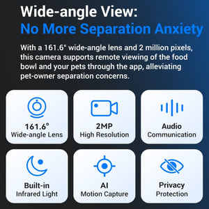 CATLINK - F02 Cat Facial Recognition Smart Pet Feeder - Petservo