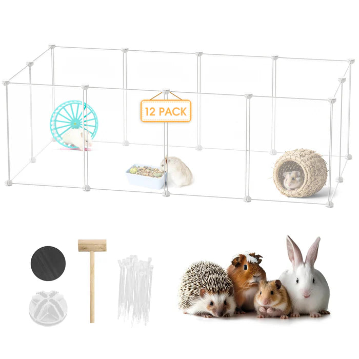 Buy Advwin Small Animal Playpen DIY Cage 12 Panels at Petservo