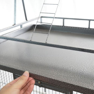 Yes4pets - 174cm Large Bird Cage with Tray & Wheels - Petservo