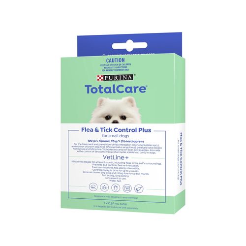 Purina Total Care Small Dogs Flea And Tick Control Plus - petservo