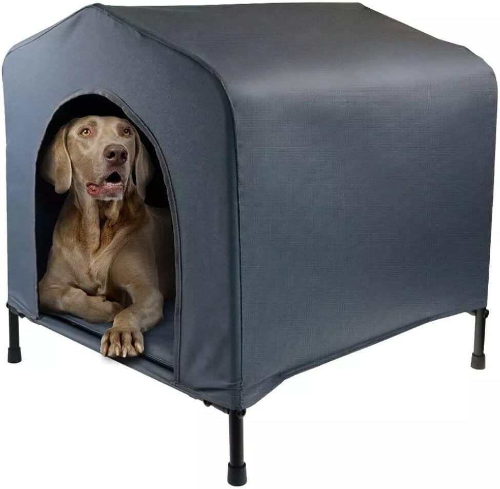Paws & Claws - Elevated Pet House with Cushion, Large, 102 x 84 x 93 cm