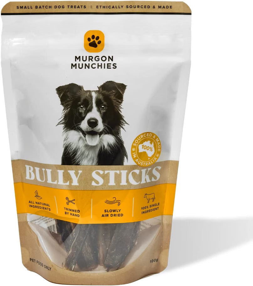 Murgon Munchies - Bully Sticks | Natural Dog Chew, Dental Treat