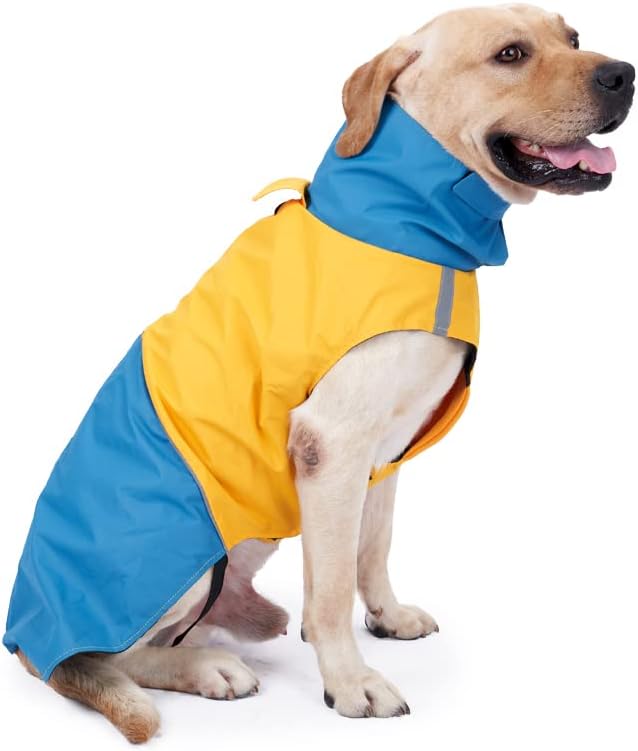ODSSDAPU - Blue/Yellow Windproof Dog Coat - Petservo