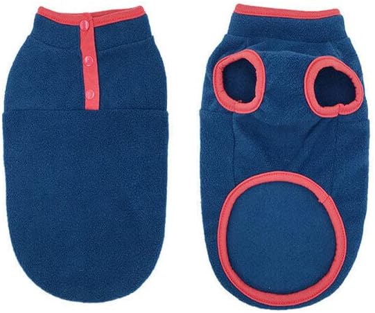 Blue Dog Winter Vest Warm Polyester Jacket for Small Breeds - Petservo