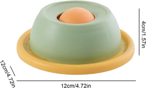 Small green and orange object with measurements on a white background at Pet Servo
