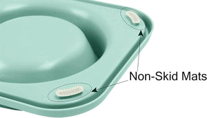 Light blue pet seat with non-skid mats highlighted on a white background at Pet Servo