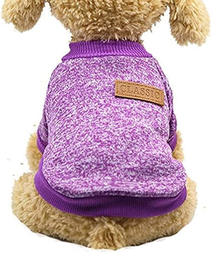 Cozy Grey Dog Sweater for Small Puppies - 30CM - Petservo