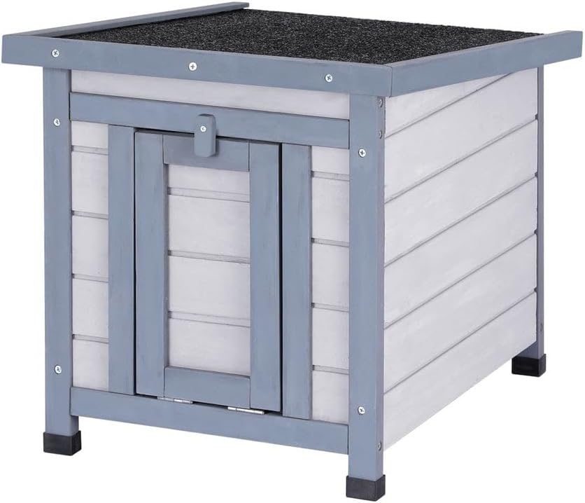i.Pet - Rabbit Hutch Outdoor Cat House Wooden Shelter Condo Small Enclosure Indoor