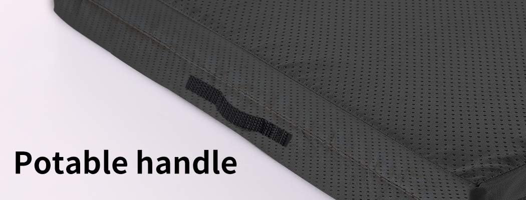 Black mesh bag with a potable handle on a white background at Pet Servo