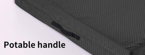 Black mesh bag with a potable handle on a white background at Pet Servo