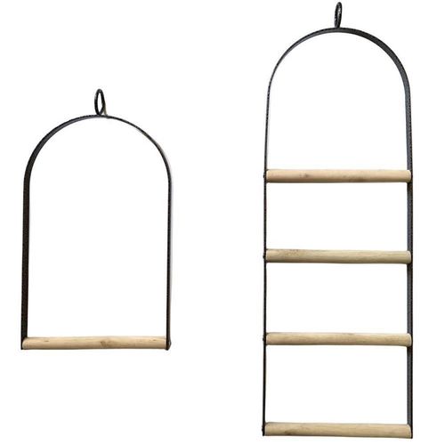 YES4PETS - Jumbo Bird Cage Swing with Metal Frame - Pet Servo