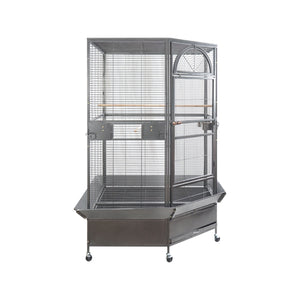 YES4PETS - XXL 185cm Corner Bird Cage with Wheels - Petservo